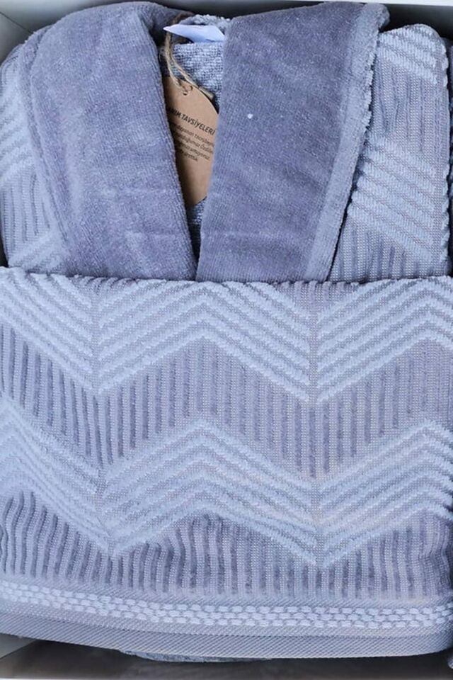 Tappeto Aile Bornoz Seti Antrasit-Gri M - Unisex