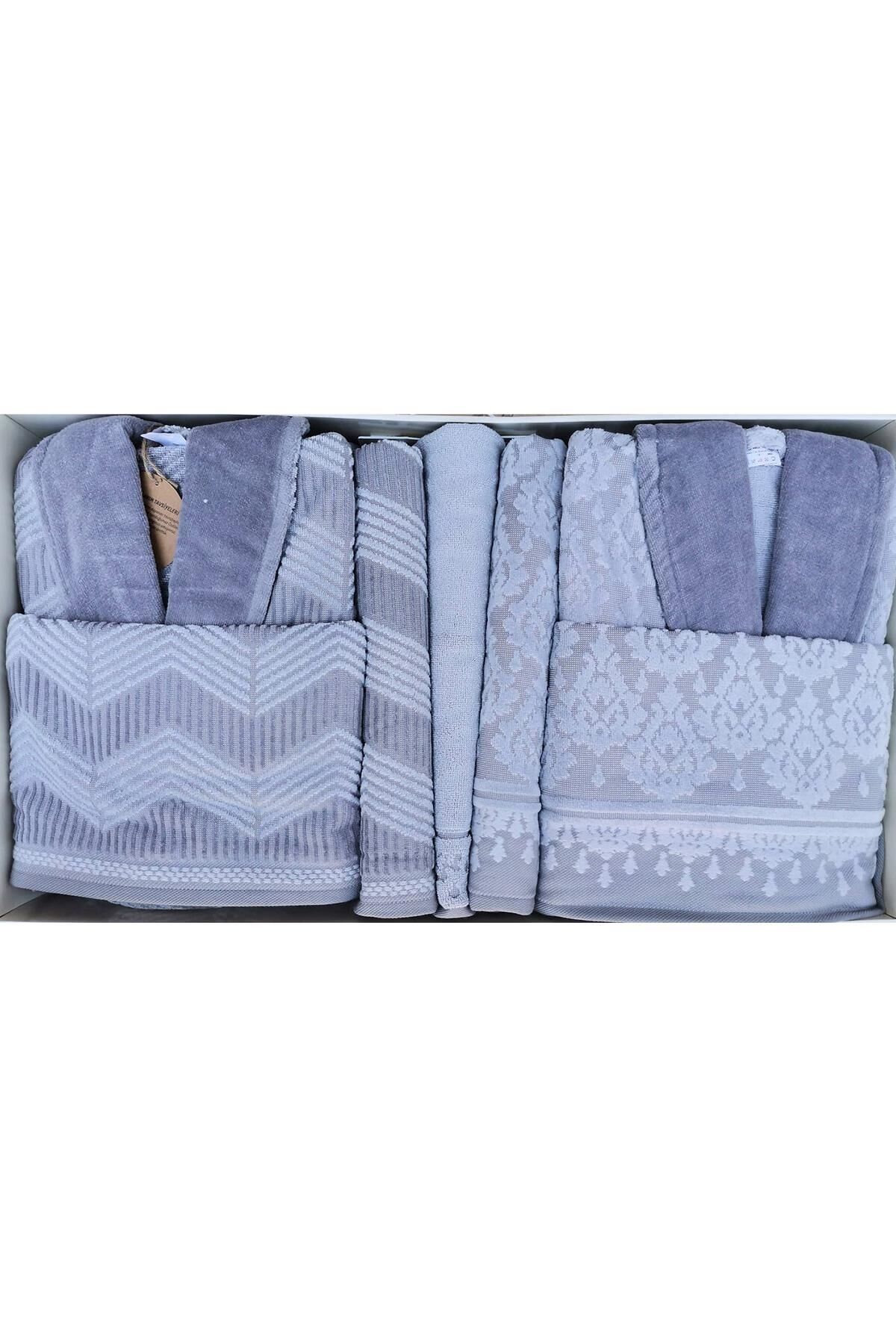 Tappeto Aile Bornoz Seti Antrasit-Gri M - Unisex