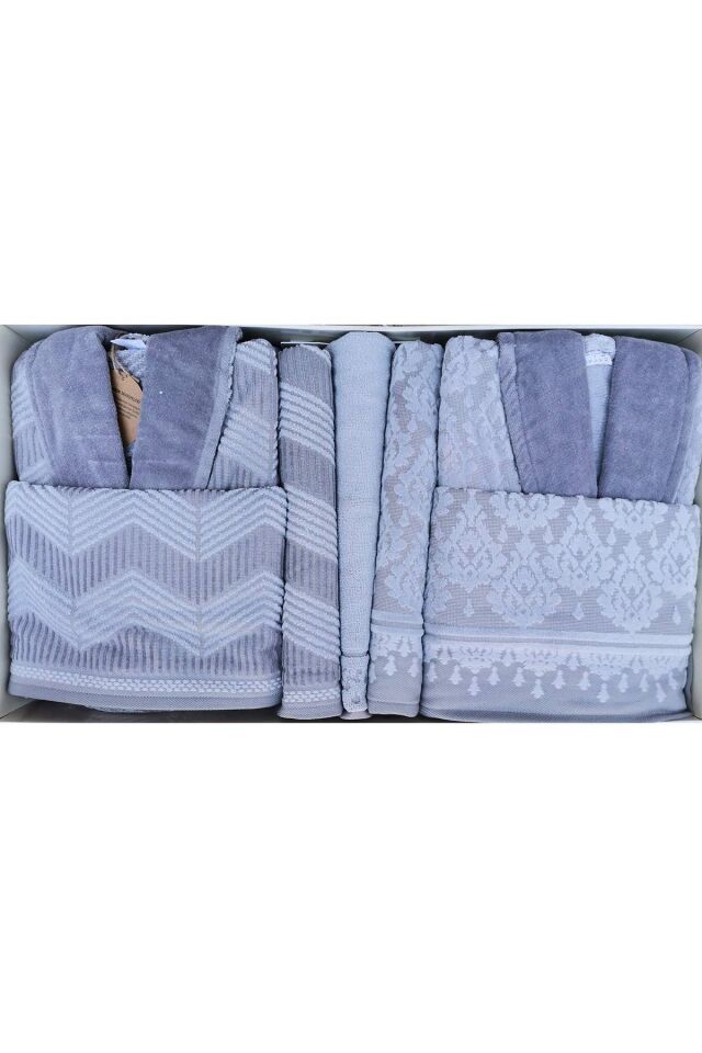 Tappeto Aile Bornoz Seti Antrasit-Gri M - Unisex