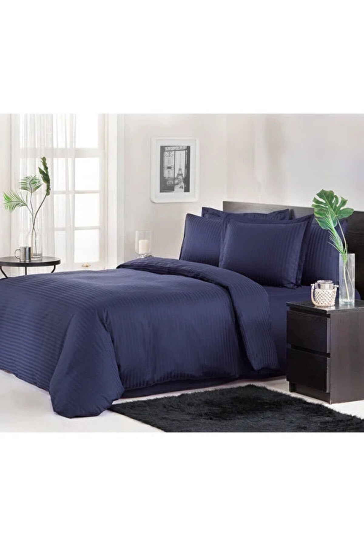 Nev.tk St Ck Lacıvert Lıne (Y) Tek Ebat - 175 x 200