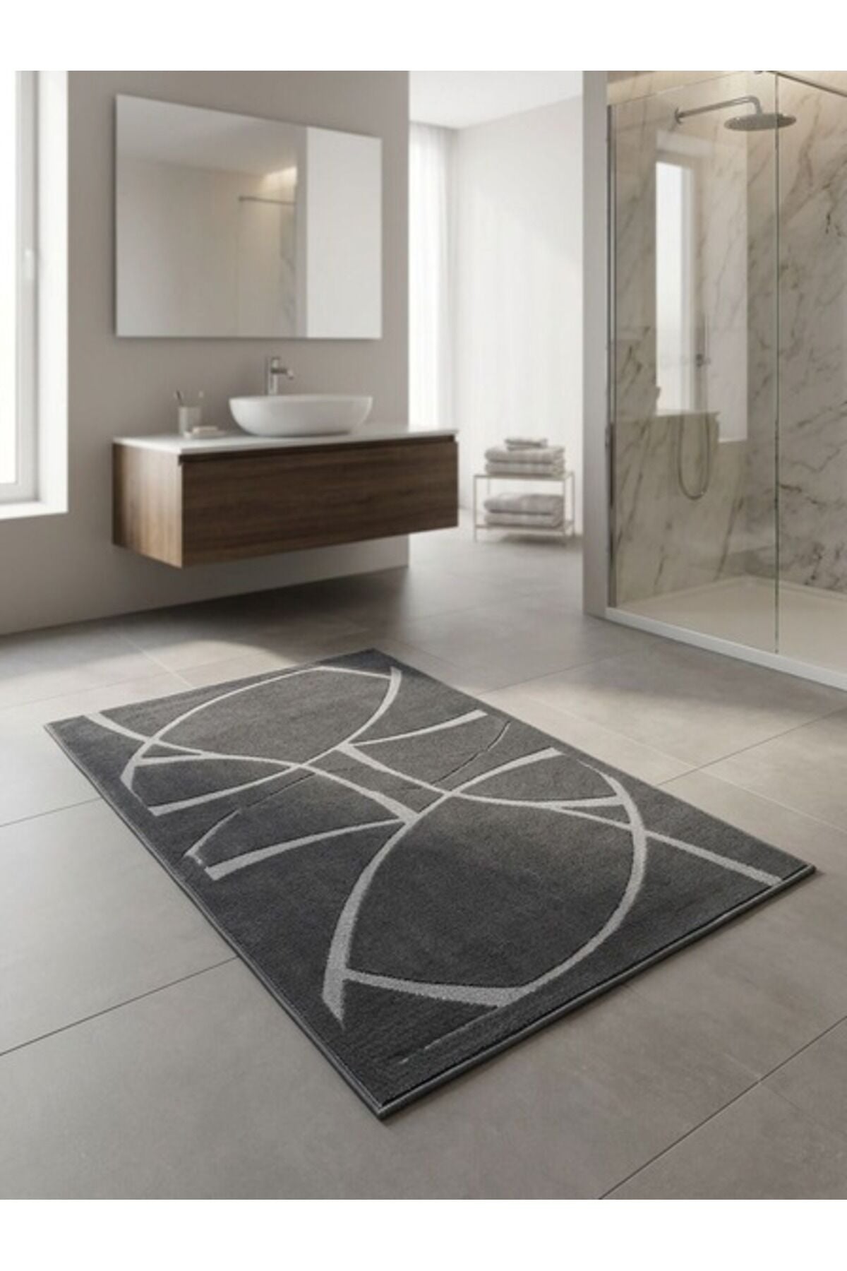 Klozet Pamuk Draw Antrasit 60*100-40*60
