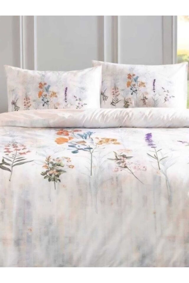 ÖZDİLEK NEV ÇİFT KİŞİLİK NEVRESİM TAKIMI FLORAISON