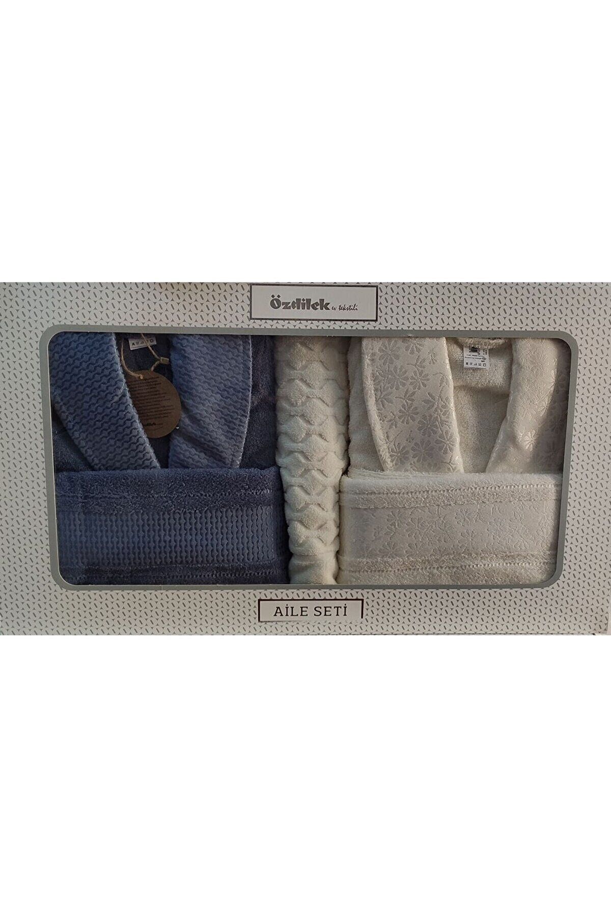 Blossom Happy Set Krem-indigo Krem - İndigo - M