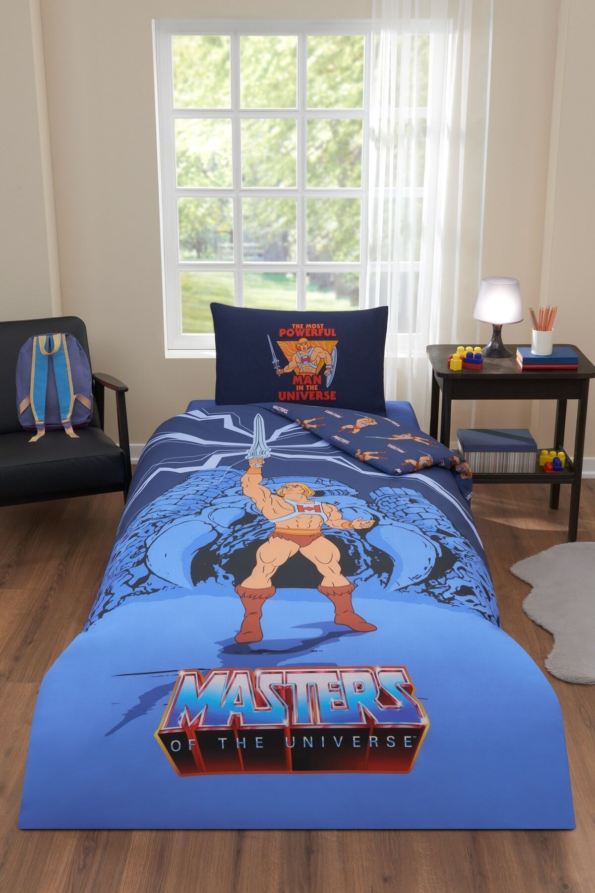 He-Man Tek Kişilik Lisanslı Lastikli Çocuk Nevresim Takımı