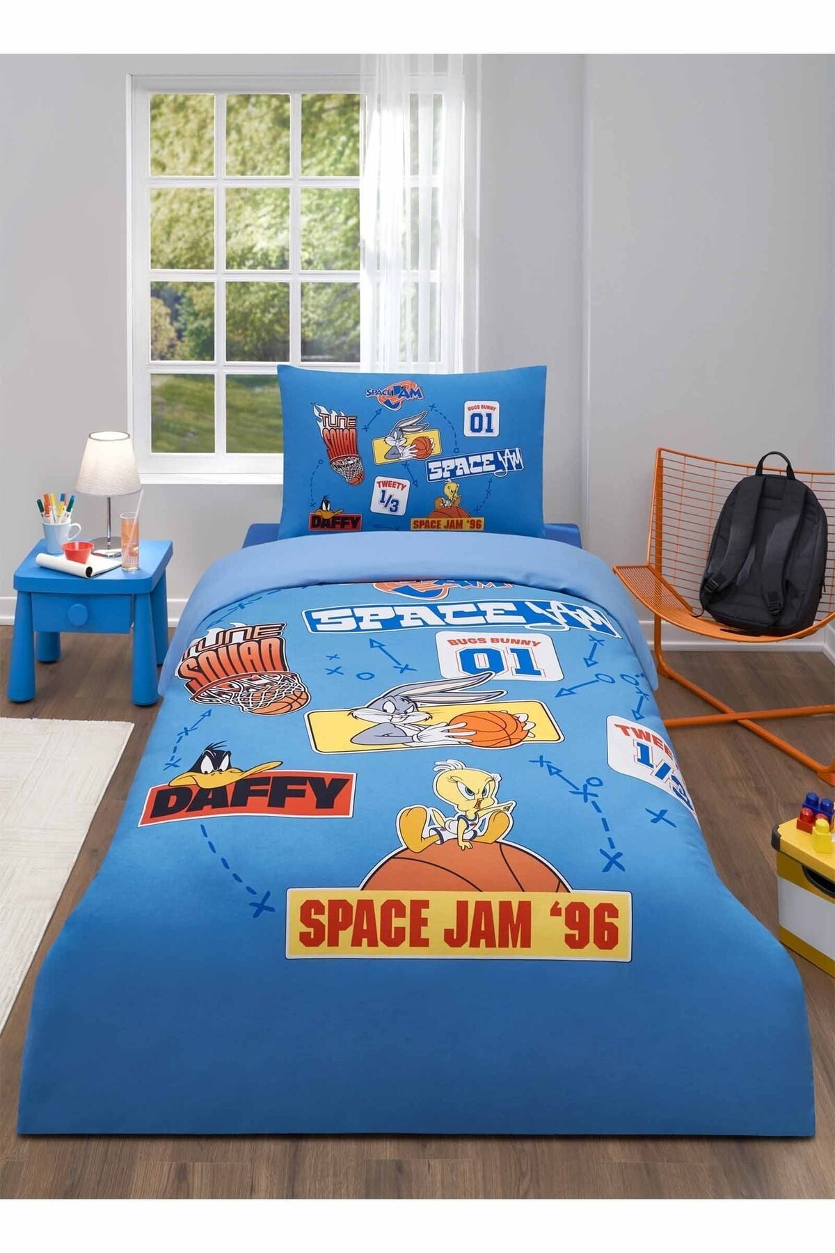 Space Jam Team Lisanslı Tek Kişilik Nevresim Takımı