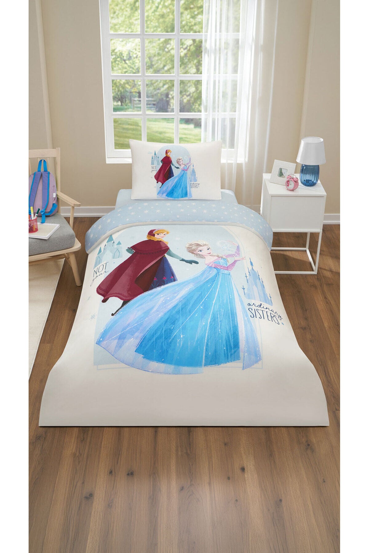 Tek Kişilik Frozen Elsa And Anna Disney Lisanslı Pike Takımı