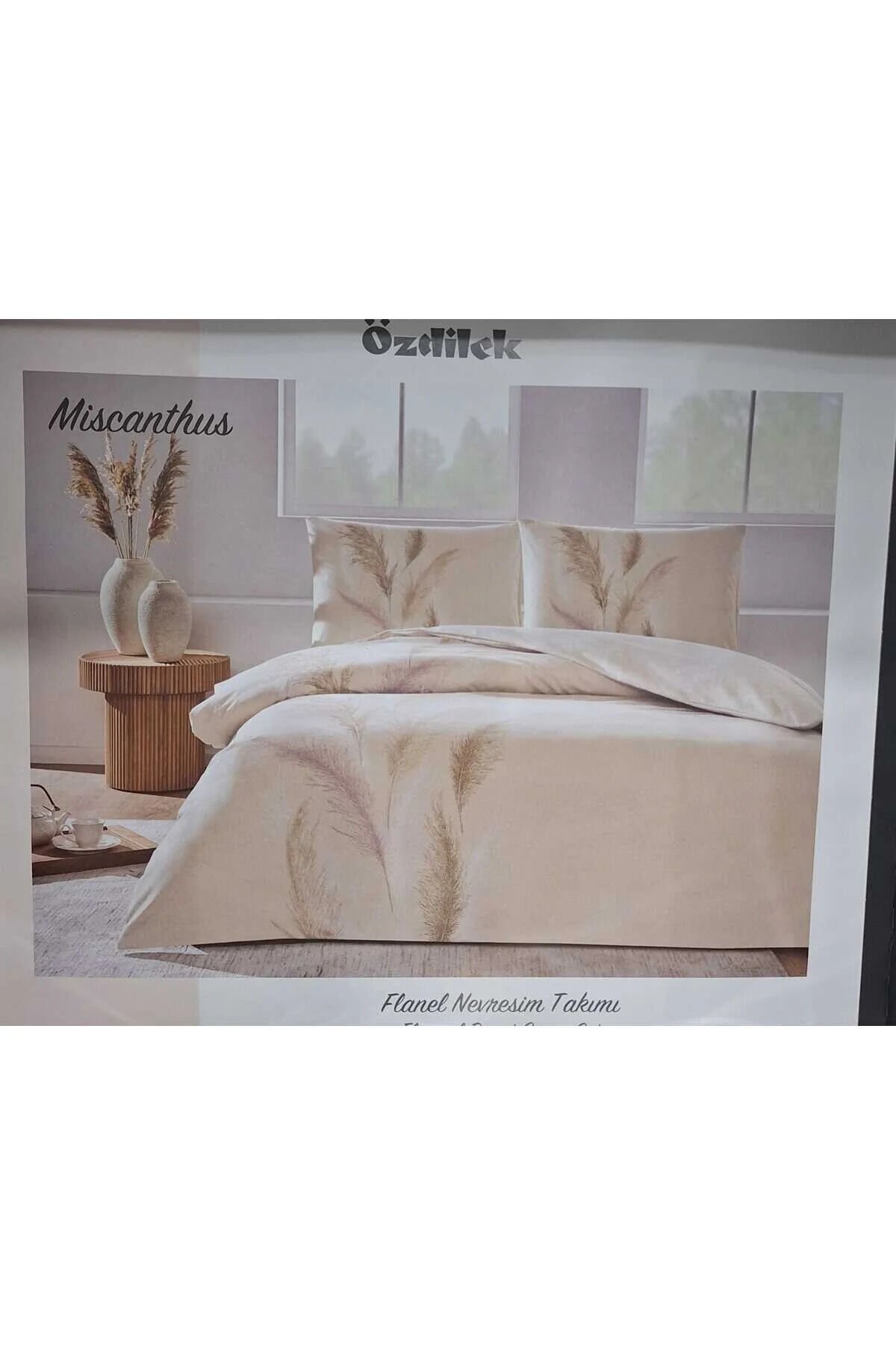 UYKU SETI RF CK KREM MISCANTHUS (B)