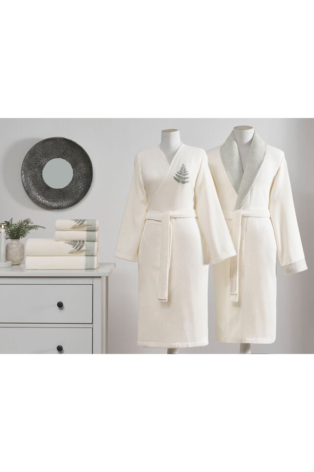 Cotton Bliss Aile Seti Krem-Yeşil