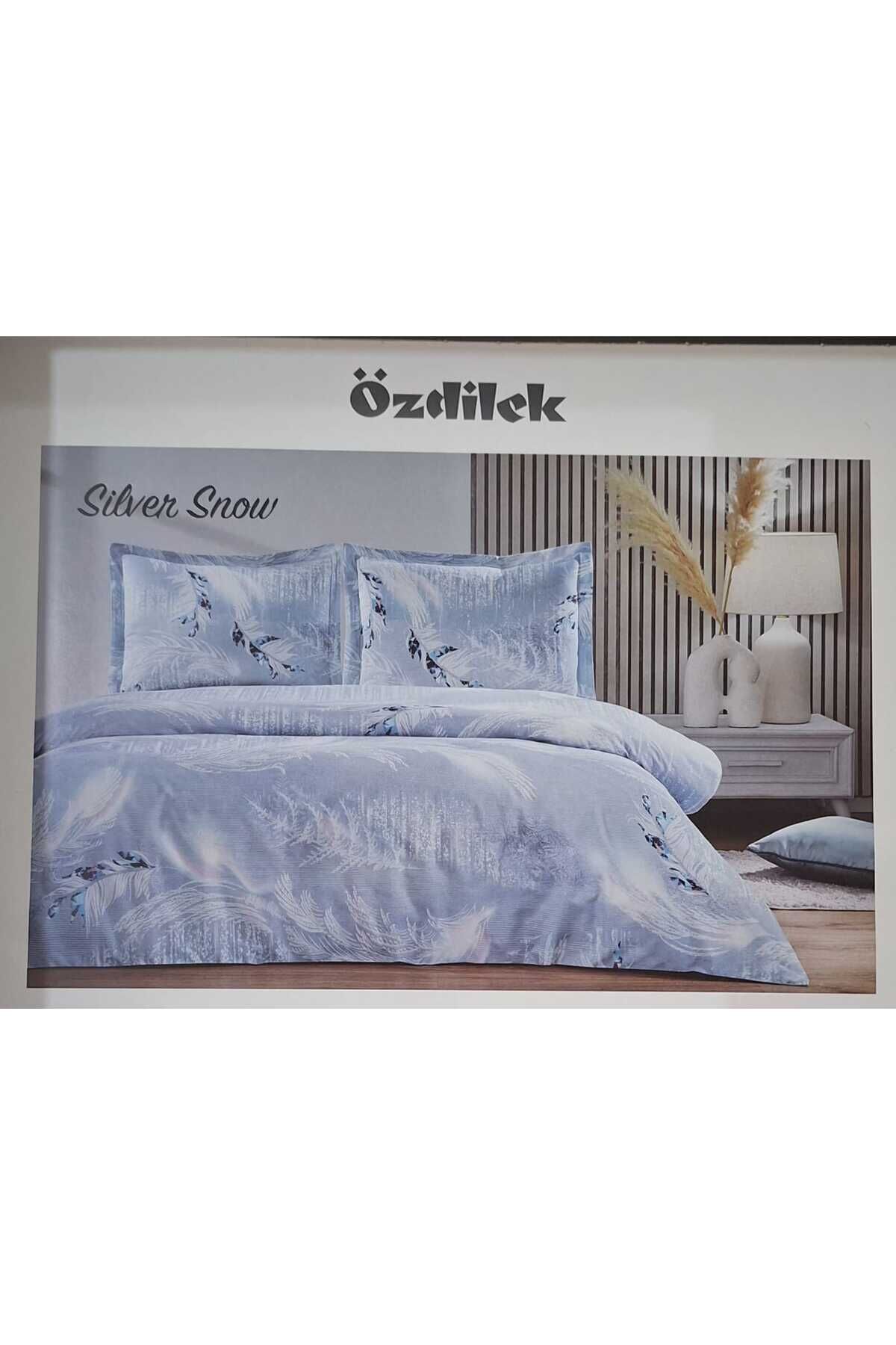 Ranforce Tek Kişilik Nevresim Takımı Silver Snow