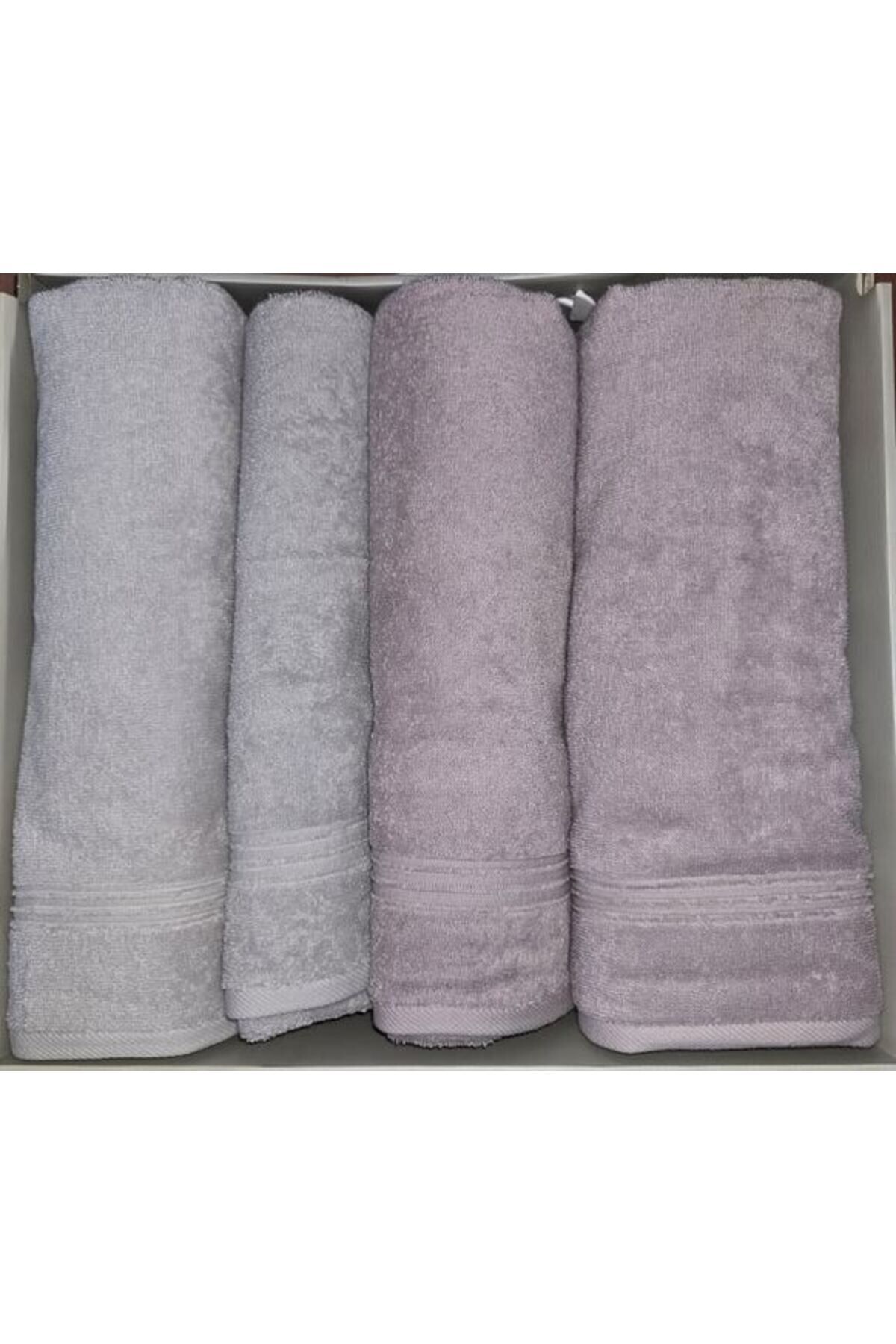 Allure Gri-Pembe Best Set (Hamam Takımı)