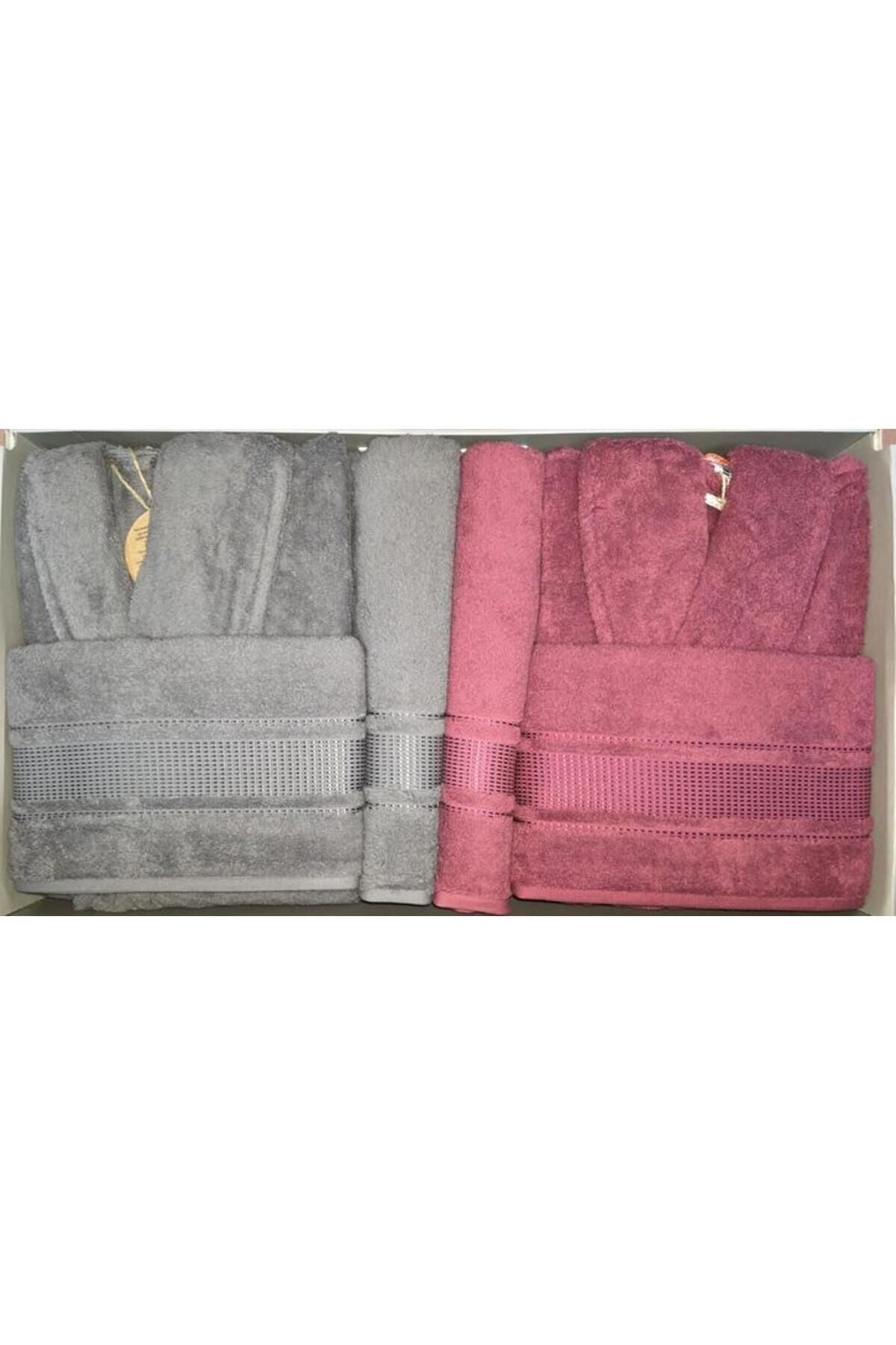 Colourıst Koyu Gri-Koyu Pembe Aıle Seti (Xl-L)