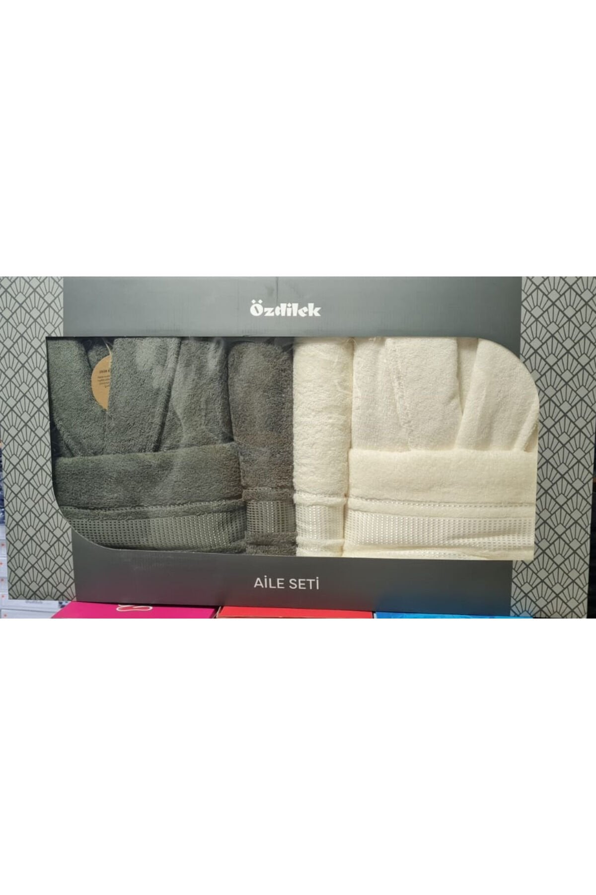 COLOURİST K.YEŞİL-KREM AİLE SETİ L-XL