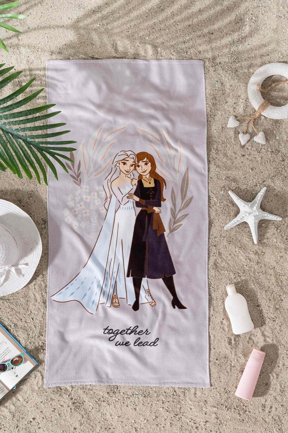 Frozen Magical Disney Lisanslı Kadife Plaj Havlusu 60x120 cm