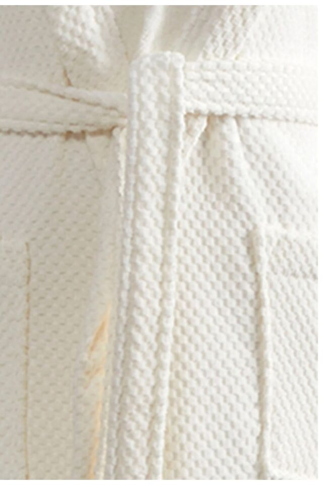 Ekoseli Kapüşonlu Çocuk Bornozu