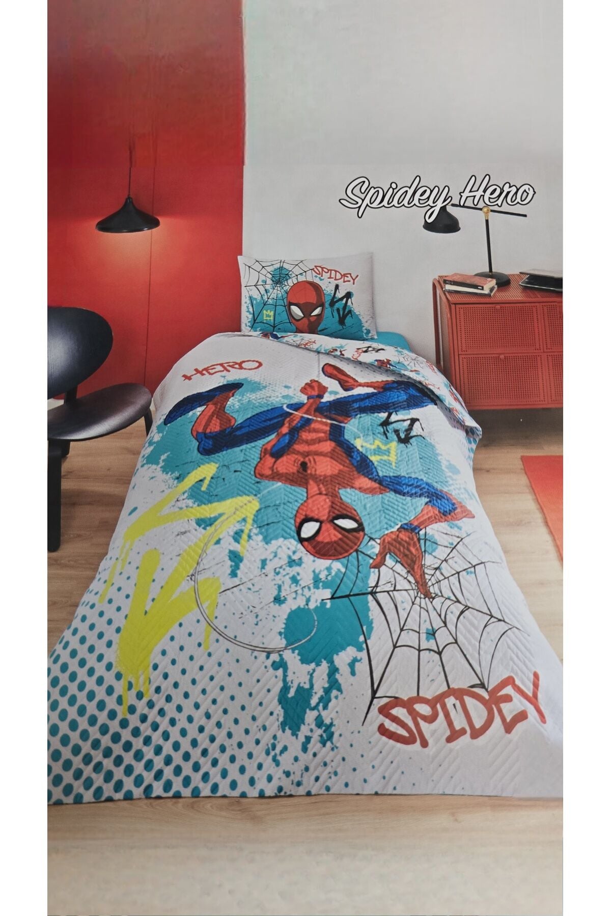 KAPİTONE NEVRESİM TAKIMI RF YEŞİL SPİDEY HERO